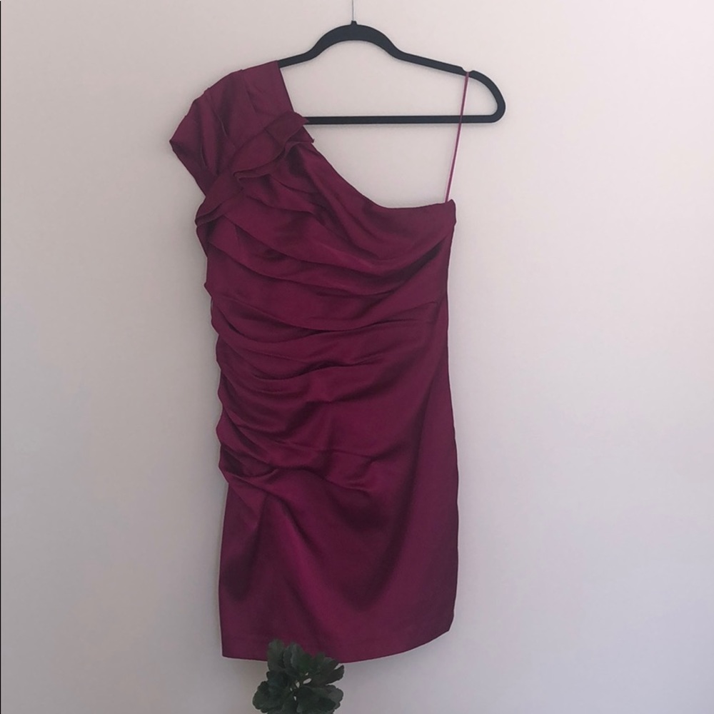 One Shoulder Cocktail Dress
